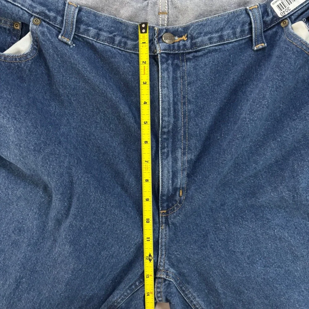 Carhartt Mens Relaxed Fit Straight Leg Jeans Blue Denim 46x32 381-83